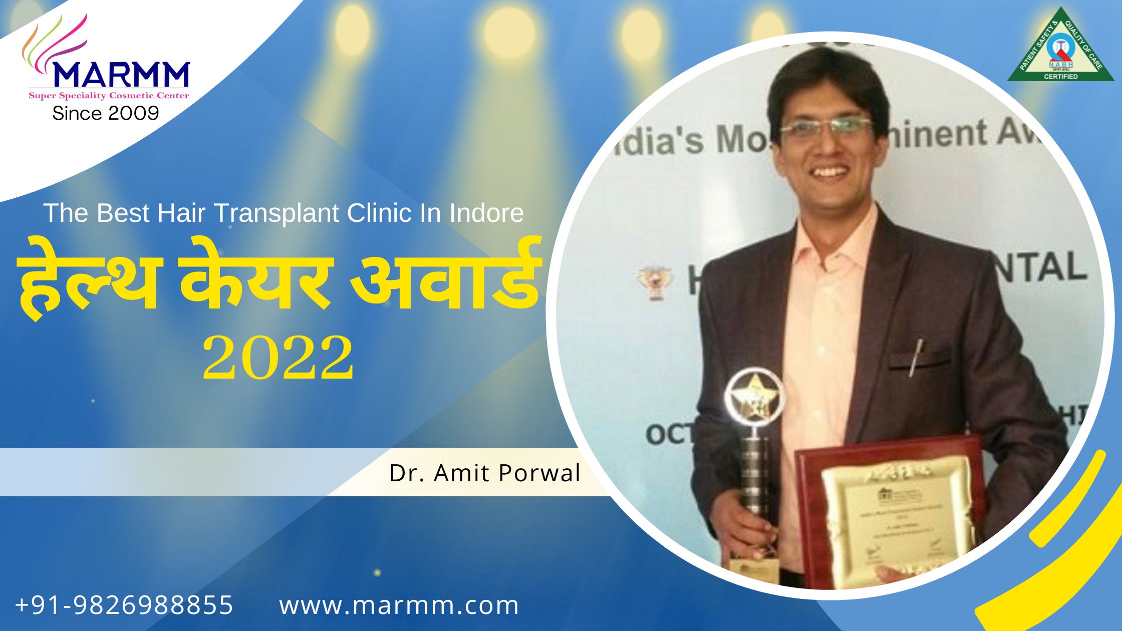the best hair transplant clinic in Indore