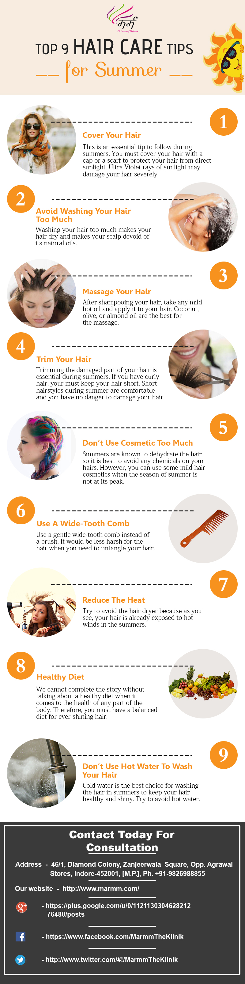 Top 10 Hair Care Tips For Summer