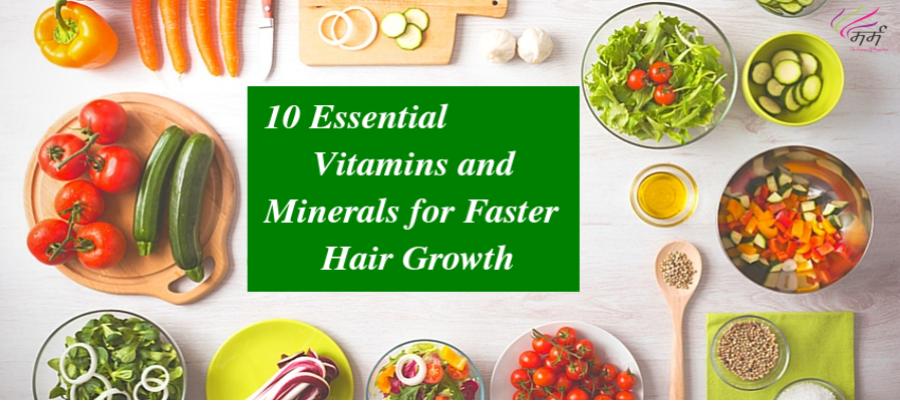 10 Essential Vitamins and Minerals for Faster Hair Growth